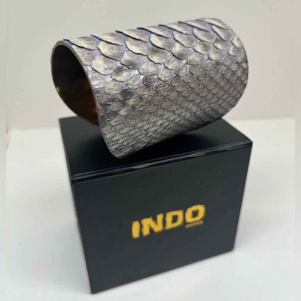 Genuine Exotic Python Skin Cuff